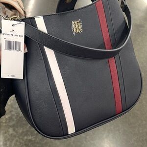 Tommy Hilfiger Black and Red Women's Bag